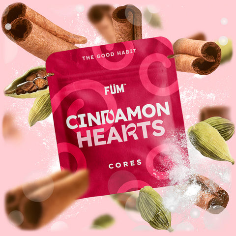 FÜM - Flavored Air Cores - 3ct -  Cinnamon Hearts