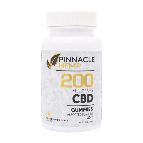 Pinnacle Hemp- Full Spectrum CBD Gummies- 20 ct (10mg) - 200mg - The Society
