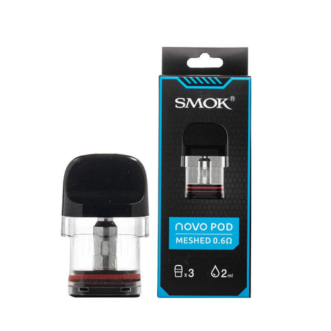 SMOK NOVO POD MESHED 0.6/0.8 OHM (3PC/PACK) - The Society