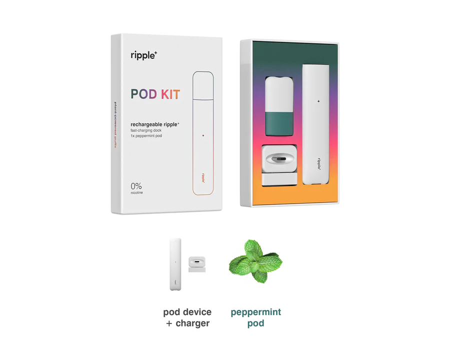 Ripple+ Pod Kit with Peppermint Pod - The Society