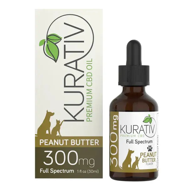 Kurativ - Pet CBD Oil 300mg - Available in Multiple Flavors - The Society
