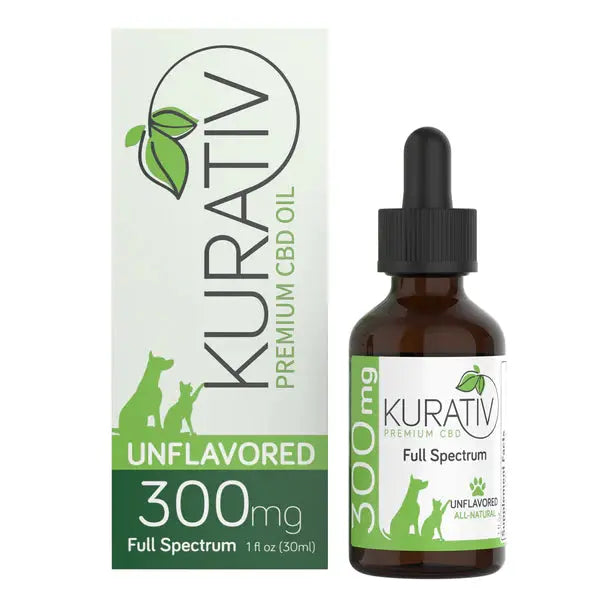 Kurativ - Pet CBD Oil 300mg - Available in Multiple Flavors - The Society