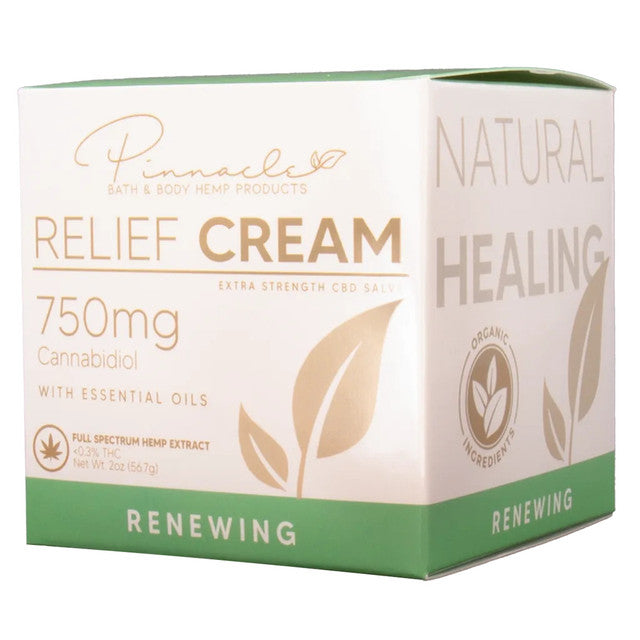 Pinnacle Hemp - Renewing Relief Cream - 750mg - 2oz - The Society