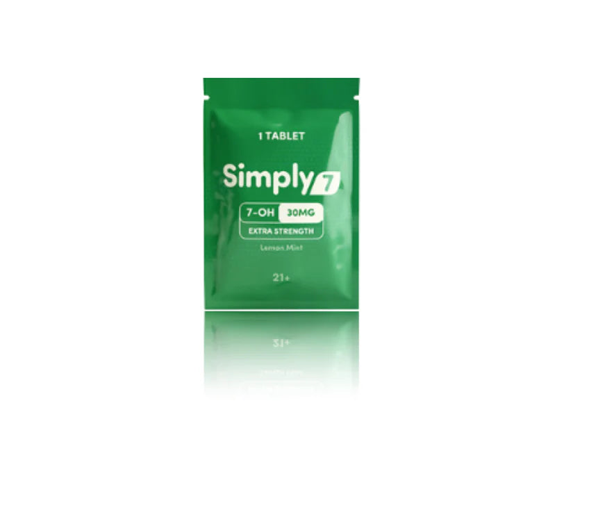 Simply7 - 7-OH Pouch 1CT / 30MG / Lemon Mint - The Society