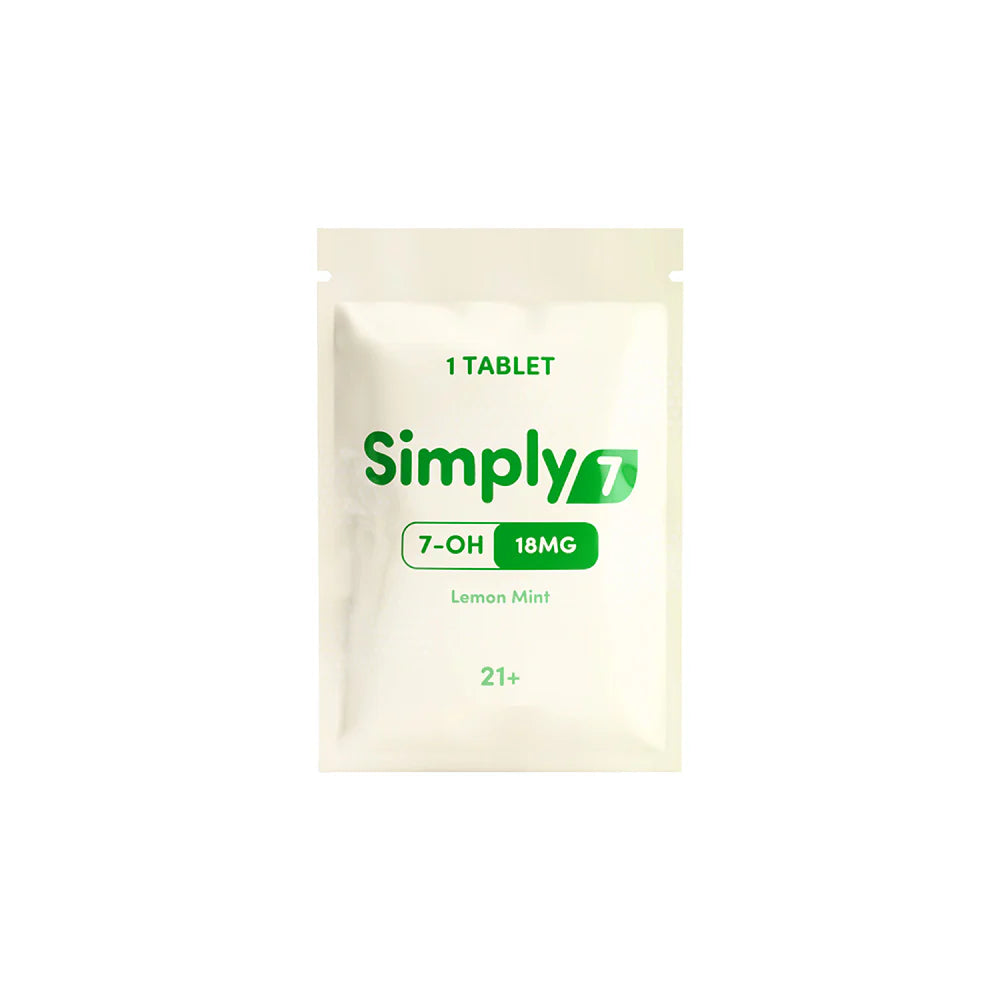 Simply7 - 7-OH Pouch 1CT / 18MG / Lemon Mint - The Society