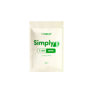Simply7 - 7-OH Pouch 1CT / 18MG / Lemon Mint - The Society