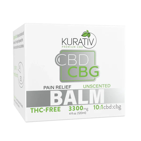 Kurativ- Pain Relief THC-FREE CBD/ CBG Balm 3,300MG - The Society