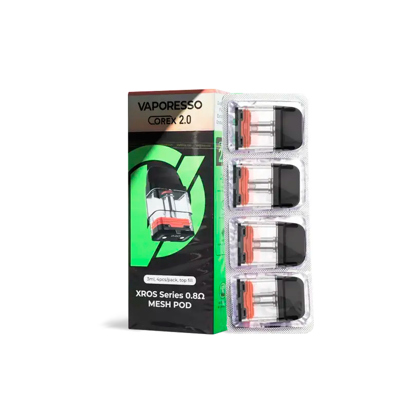 Vaporesso Xros 0.4 Ohm Pod (4pk)- 3mL - The Society