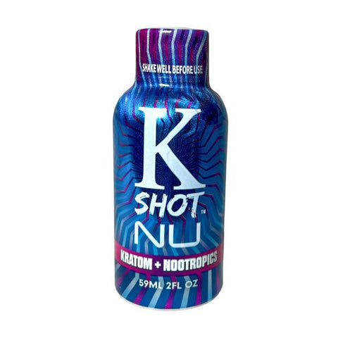 K SHOT NU - KRATOM + NOOTROPICS LIQUID SHOTS 2OZ - The Society 