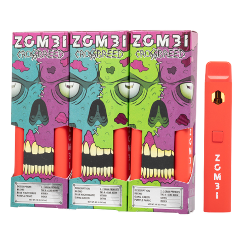 Zombi Crossbreed 4g THC-A + Live Resin Disposable - The Society 