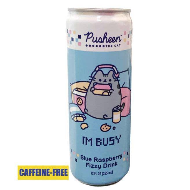 Pusheen I'm Busy Blue Raspberry Fizz (12oz) - The Society 