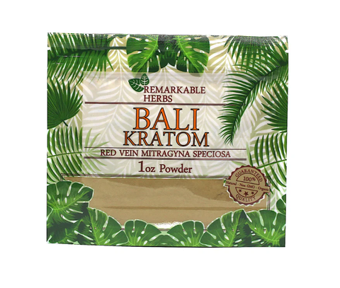 Remarkable Herbs - Red Vein Bali Kratom Powder - The Society 