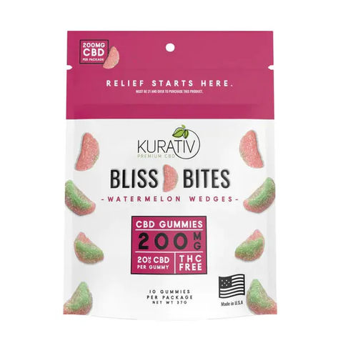 Kurativ- CBD Bliss Bites 200MG CBD Gummies - The Society 