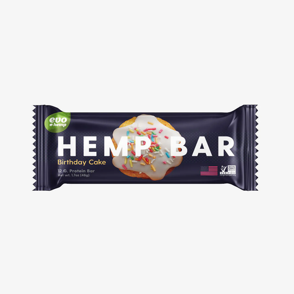 EVO Hemp- 12G Protein Bar- Vegan-Gluten Free - The Society 