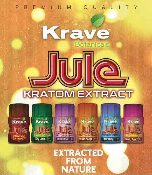 Krave Jule Kratom Extract 10ml- 100mg, Assorted - The Society 