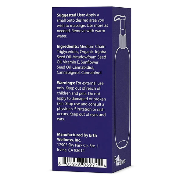 Erth Wellness - CBD Massage Oil - Spa Original - 1500 MG (THC Free) - The Society