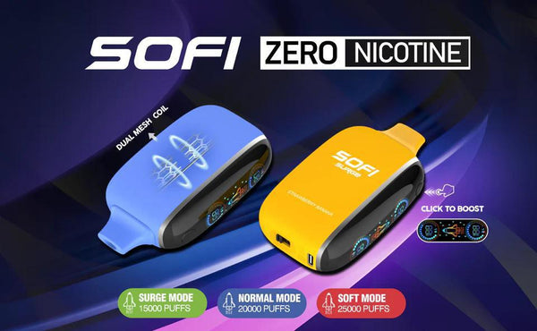 Sofi Surge - Zero Nicotine - 25,000 puffs - The Society 