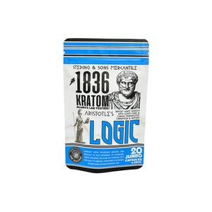 1836 Kratom- Aristotle's Logic - 20 Jumbo Capsules - The Society 