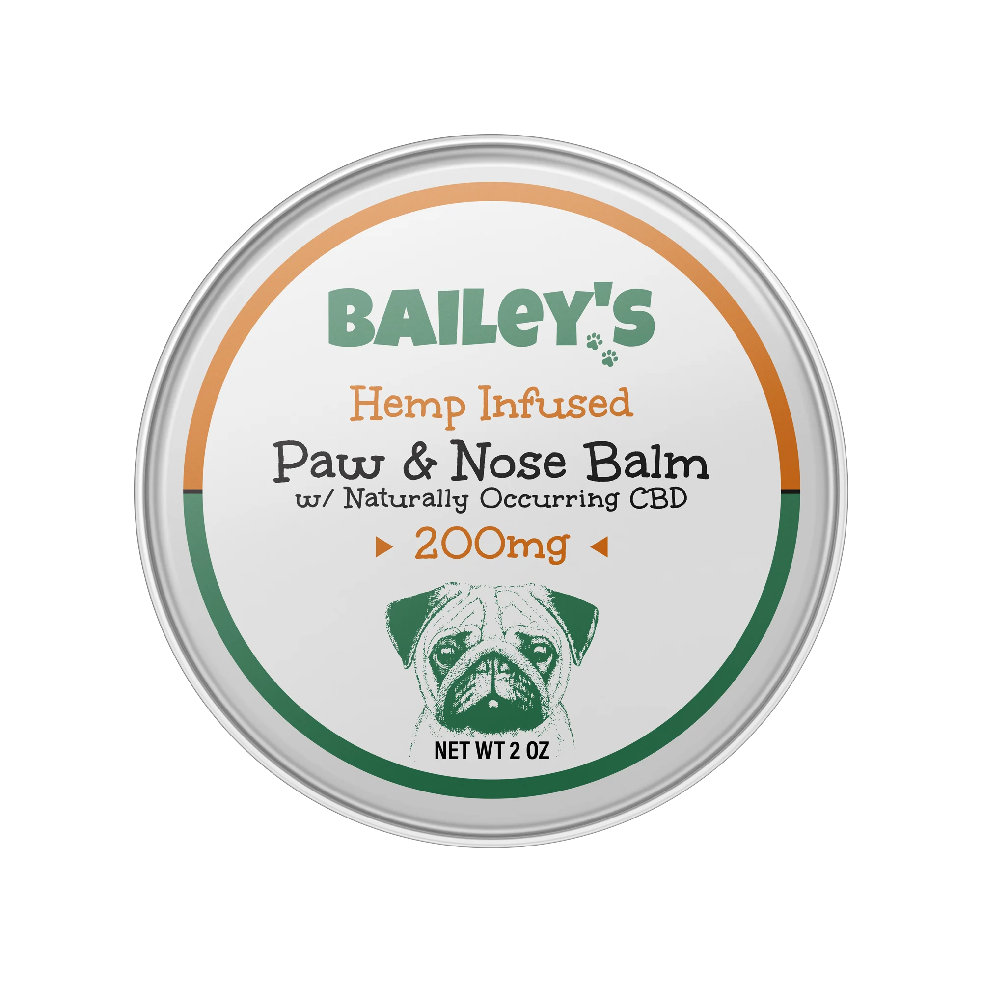 Bailey's CBD Infused Paw & Nose Balm 200mg - The Society 