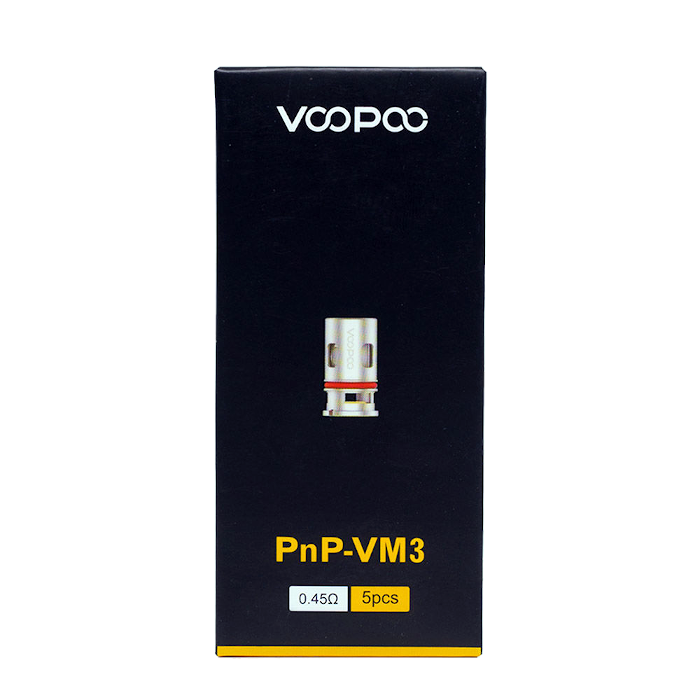 Voopoo PnP-VM3 0.45ohm Coils (5pk) - The Society 