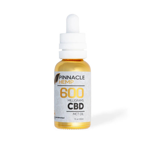 Pinnacle Hemp - Full Spectrum CBD + MCT Oil Tincture - 600mg - The Society