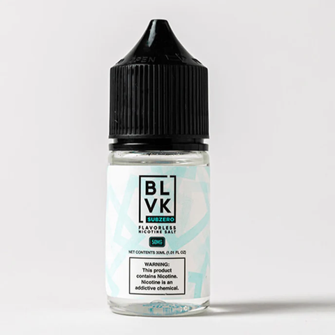 BLVK Sub Zero- Flavorless 50mg - The Society 