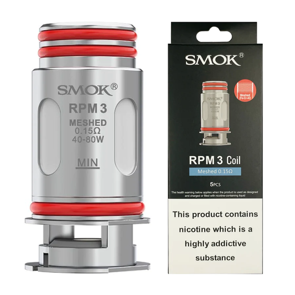 SMOK - RPM 3 Coil, Meshed 0.15 Ohm (5pcs) - The Society 