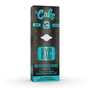CAKE LIVE RESIN HXC 1.5 GRAM DISPOSABLE OUTER SPACE SAUCE - The Society 