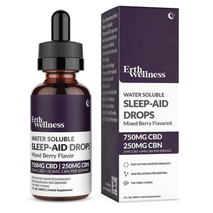 ERTH Wellness - CBD Oil - CBD:CBN Water Soluble Tincture - 30ml Bottle - 1000mg - The Society 