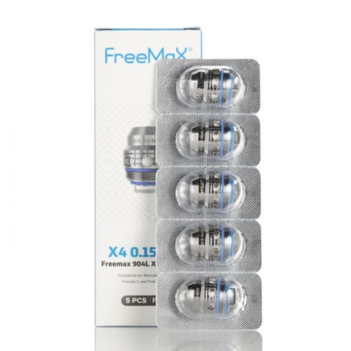 Freemax 904L X4 0.15ohm Mesh Coil (5pcs) - The Society