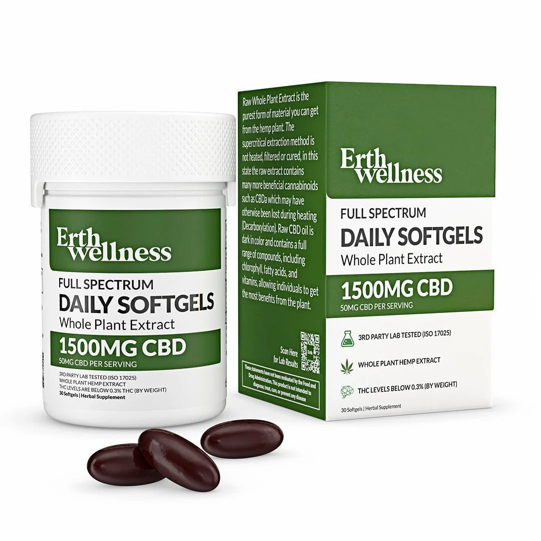 Full Spectrum Daily Softgels with Whole Plant Extract - 1500mg - The Society