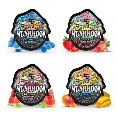 TRE House - Edible - Magic Mushrooms Gummies - Assorted - 15 Count - The Society