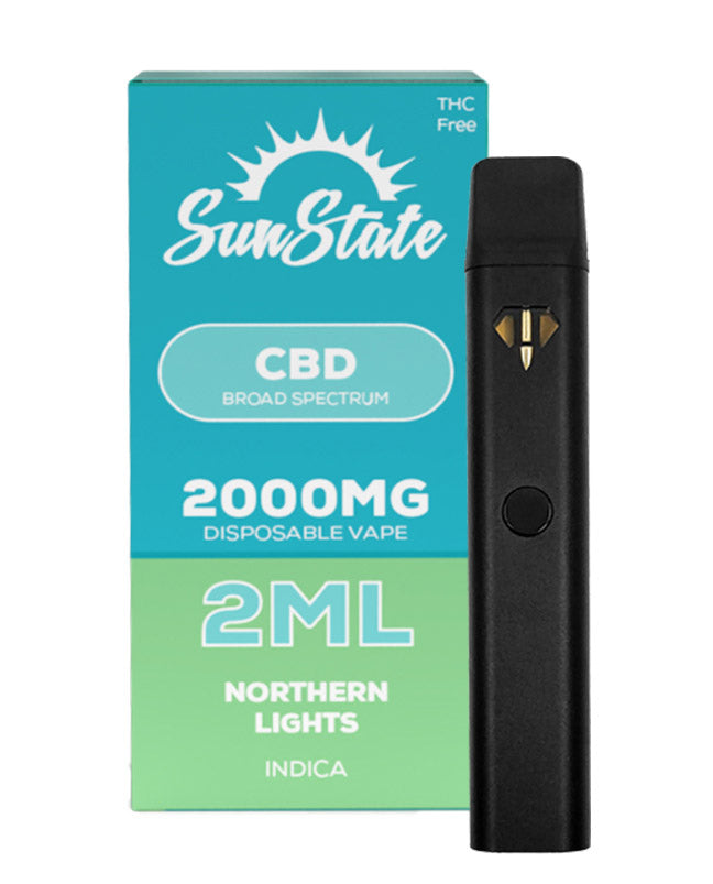 CBD Broad Spectrum Disposable Vape - 2000mg - Northern Lights Flavor: Northern Lights- Indica - The Society