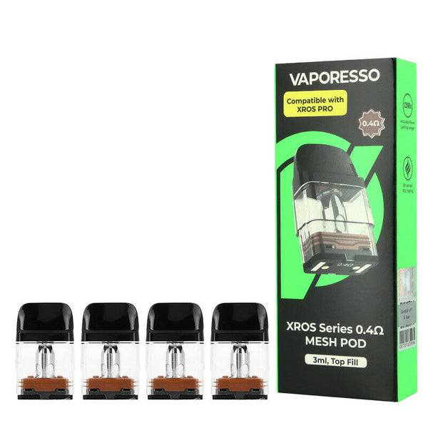 Vaporesso Xros 0.4 Ohm Pod (4pk)- 3mL - The Society