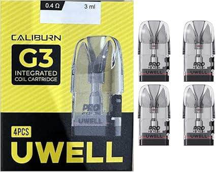 Caliburn G3- Refillable Pod (4pcs)- Assorted - The Society