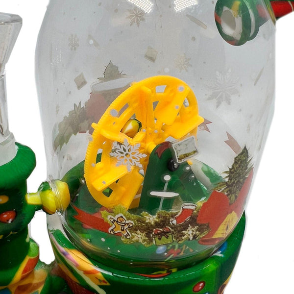 5" Silicone XMAS Waterwheel Water Pipe Box Set - with 14M Bowl - The Society 