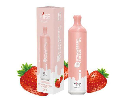 Fire Float 0% Nicotine Disposable Vape- Strawberry Freeze - The Society 