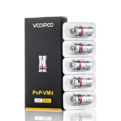 Voopoo PnP-VM4 0.6ohm Coils (5pk) - The Society 