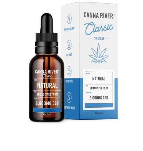 Canna River- BROAD SPECTRUM CBD CLASSIC TINCTURE, 6000mg - Assorted - The Society 
