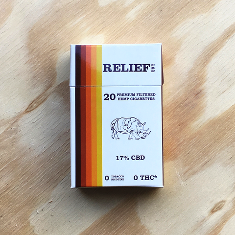 Relief CBD Hemp Cigarettes (2pk) - The Society 