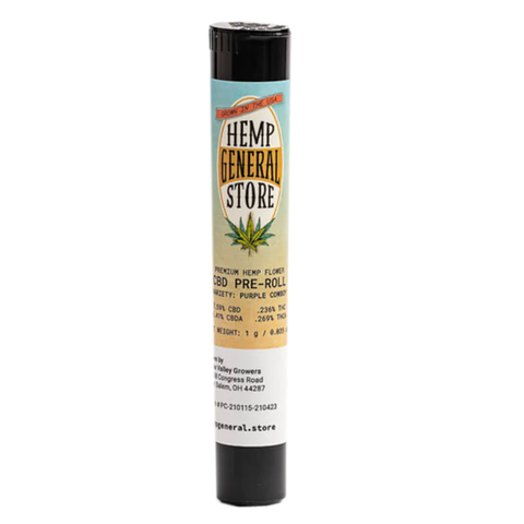 Hemp General Store - Hemp Flower - Purple Cowboy Pre-Roll - 1 Gram - The Society 