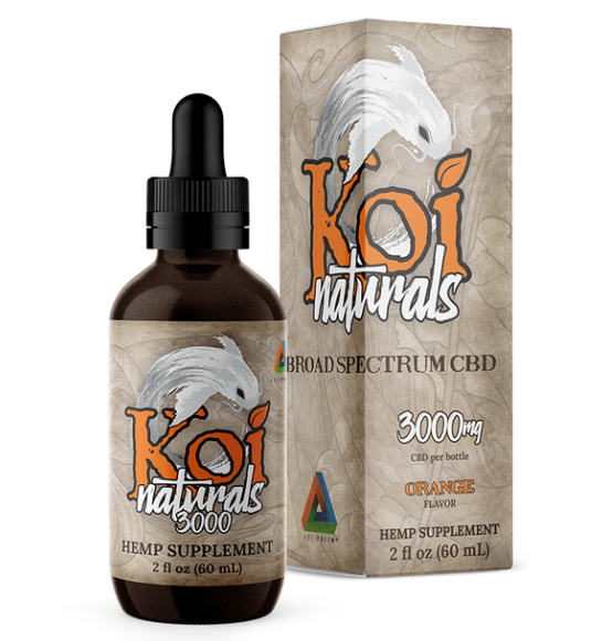 Koi Tincture 3000mg CBD - Orange - The Society 