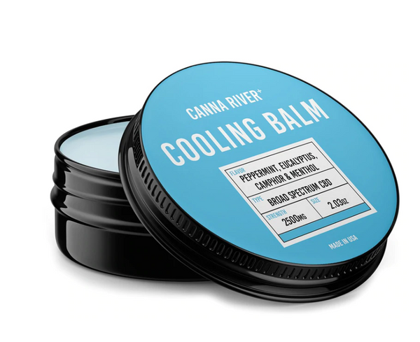 Canna River Cooling Recovery 2500mg CBD Balm - The Society 