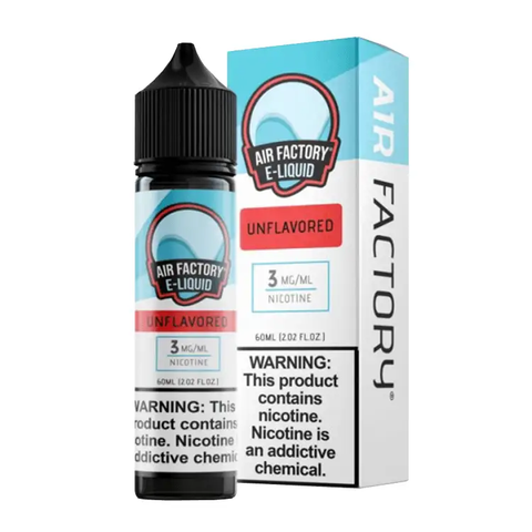 Air Factory- 3mg Unflavored, 60ml - The Society 