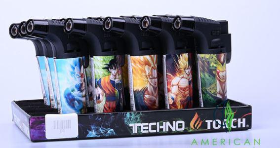 TECHNO TORCH LIGHTER DRAGON BALL Z DESIGN - The Society 