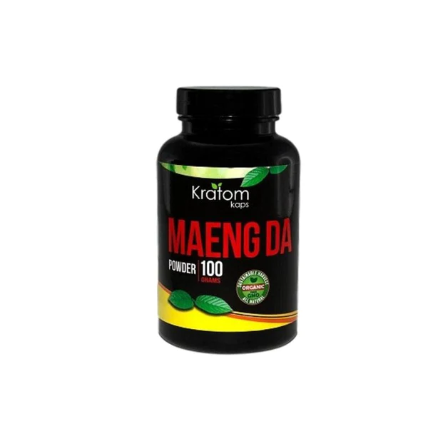 Kratom Kaps- Green Vein Kratom Powder 100 Grams - The Society 
