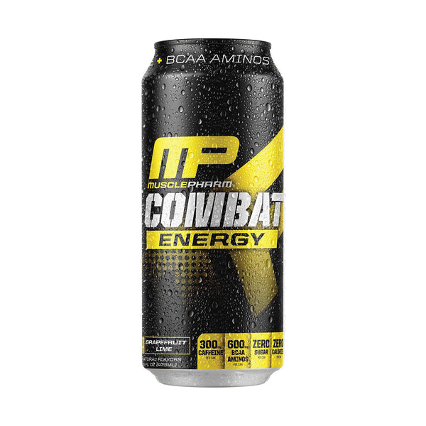 MP- Musclepharm Combat Energy Drink 16 fl oz.- Grapefruit Lime - The Society 