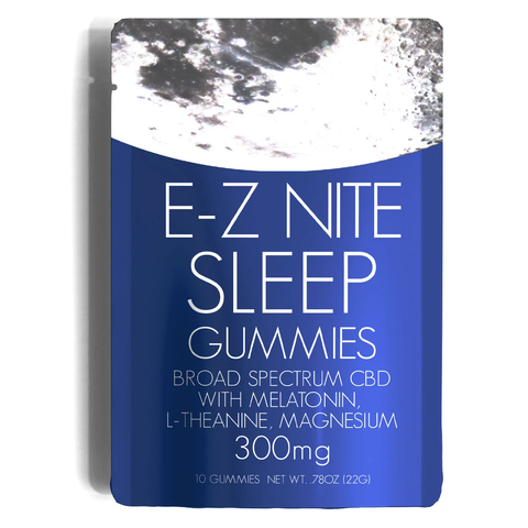 E-Z Nite Sleep CBD+Melatonin 10-Gummy Pack 300mg - The Society 
