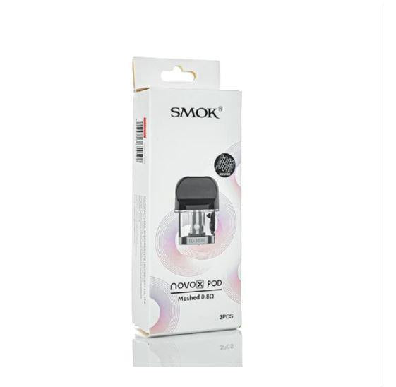 Novo X Meshed 0.8 Ohm Pods (Pack of 3) - The Society 