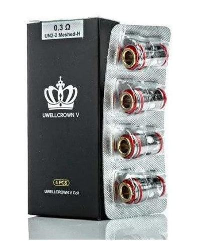 Uwell Crown V Dual Meshed 0.3Ω Coils (4pk) - The Society 